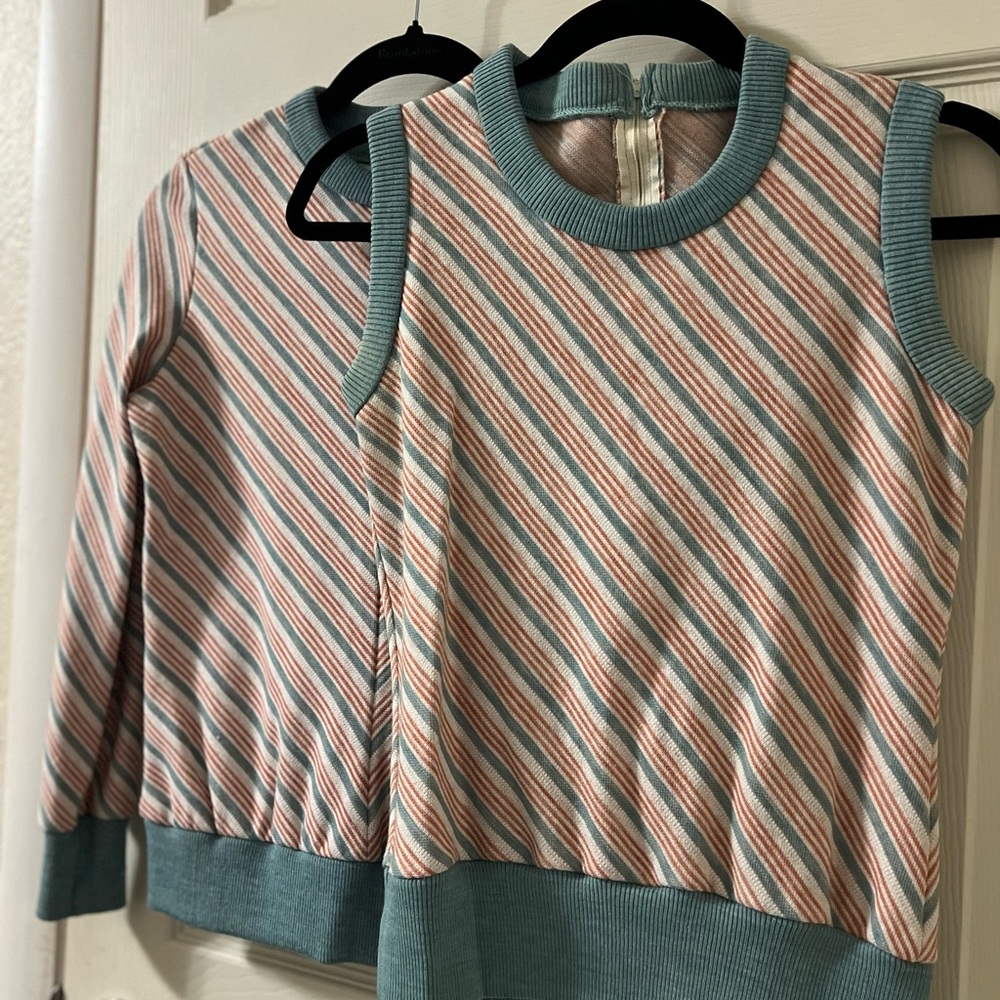 Vintage Jonathan Logan Set; Sweater & Vest Size XS/S (?)